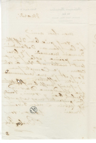 Mon cher ami, je vous prie bien d'assister à la séance de l'Académie...