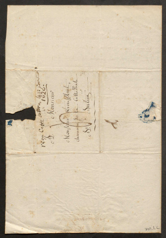 Mouton-Fontenille de Laclotte, Marie Jacques Philippe