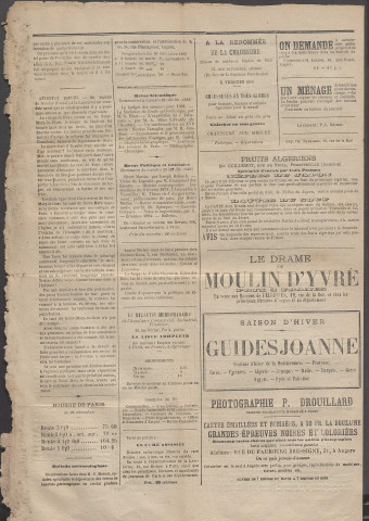 Le postillon. 26 déc. 1883 (1re année, n° 64)