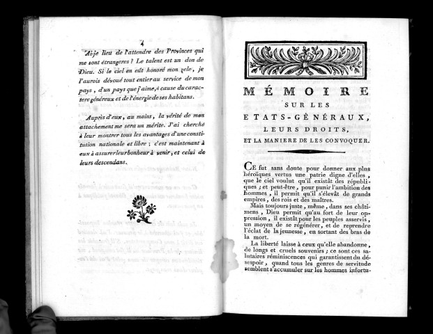 Mémoire sur les Etats-Généraux, leurs droits et la manière de les convoquer, par M. le comte d'Entraigues