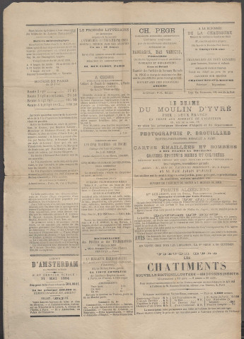 Le postillon. 1er mai 1884 (2e année, n° 119)