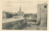 53. Angers. Place de l'Académie, Eglise Saint-Laud