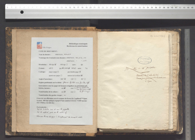 Lettres de Pierre Poivre, intendant de l'Isle-de-France et de l'île Bourbon, au nombre de 86, du 24 août 1776 au 24 mai 1786 ; et lettres de Mme Poivre, née Françoise Robin, au nombre de 22, du 26 juin 1786 au 24 décembre 1789.