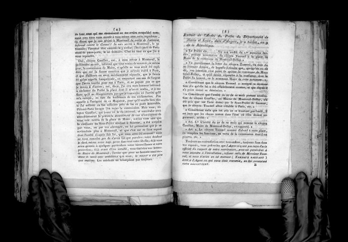 Réponse au libelle infâme, atroce et calomnieux, intitulé : Le citoyen Gaullier, habitant de la commune de Montreuil-Bellay, à tout le monde. Le citoyen Tousnel, maire de Montreuil-Bellay