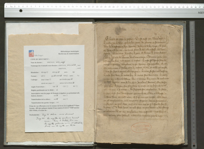 « Et l'aigue est moite et poisant... » [Traduction française, dont le début manque, du traité De quatuor complexionibus] ; suivi de : Calendrier à l'usage de Chartres ; suivi de : Lapidaire ; suivi de : Schéma astronomique à systèmes.