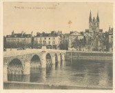 Angers. Pont du Centre et la cathédrale. M-L 16 bis
