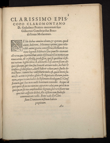 Eisagôgê Gilberti Genebrardi Benedictini Mosaceni