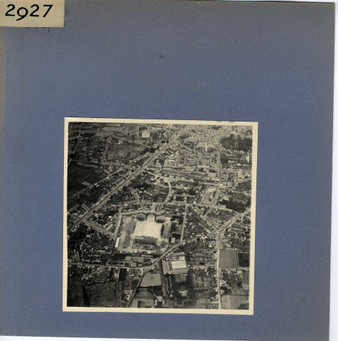 Angers : Vue aérienne prise à l'aplomb de la caserne Desjardins