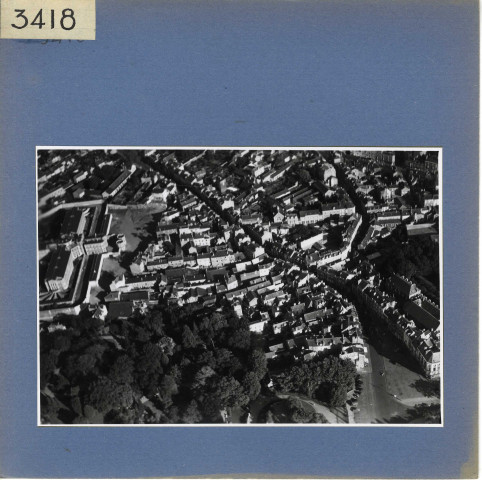 Angers : Quartier Saint-Michel, vue aérienne