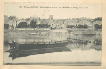 256. Environs d'Angers. La Pointe (M-et-L). Vue d'ensemble et barrage sur la Loire