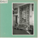 Les Verchers-sur-Layon : Château d'Echuilly, tapisserie dans un petit salon