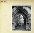 Angers : Vue d'ensemble des ruines de l'Abbaye Toussaint
