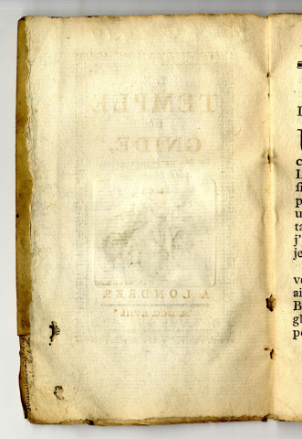 Le Temple de Gnide, par M. de Montesquieu