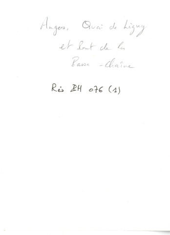 Vues photographiques d'Angers vers 1960