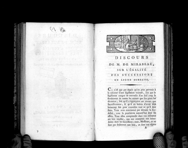 Discours de M. de Mirabeau sur l'égalité des successions en ligne directe