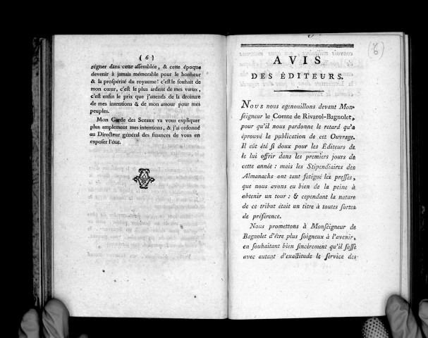 Les bagnolaises ou les étrennes de M. le comte de Rivarol, présentées à Son Excellence par une société de grands hommes