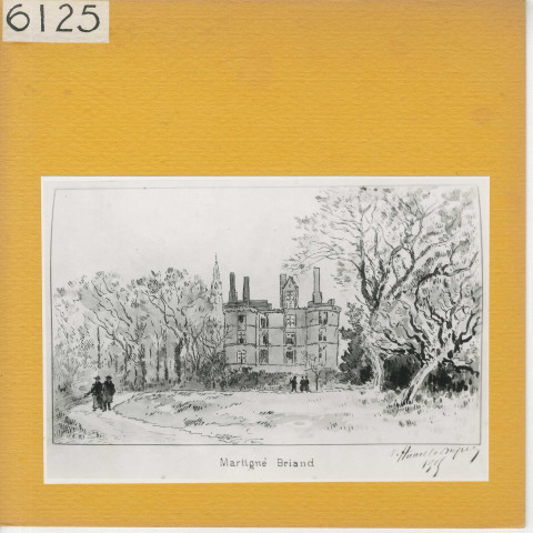 Martigné-Briand : Vue générale (1905)