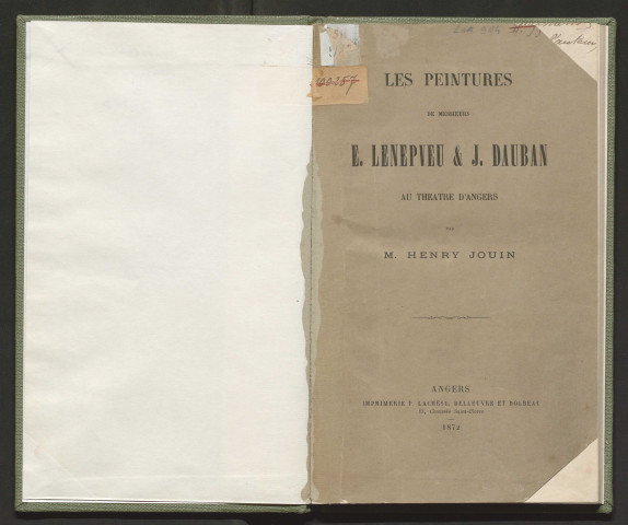 Les Peintures de M. E. Lenepveu