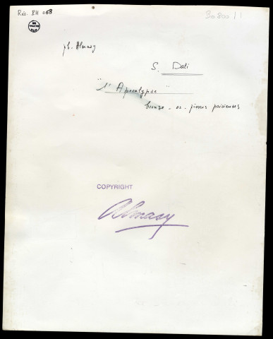 Salvador Dali, L'Apocalypse (Bronze, or, pierres précieuses)