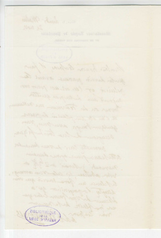 Correspondance de Adolphe Brongniard [à Pierre-Jean David d'Angers et Charles Gaudichaud]