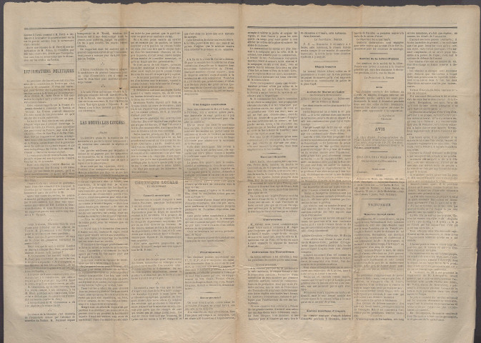 Le postillon. 1er déc. 1883 (1re année, n° 39)
