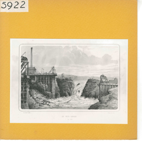 Trélazé : Inondations (Les Petits Carreaux, Juin 1856)