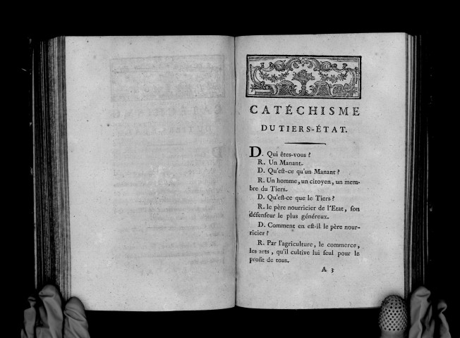 Catéchisme du tiers-état, à l'usage de toutes les provinces de France, et spécialement de la Provence