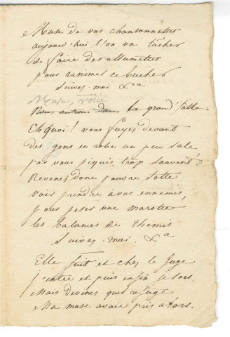 La muse en fuite. 1ère visite au Palais de Justice