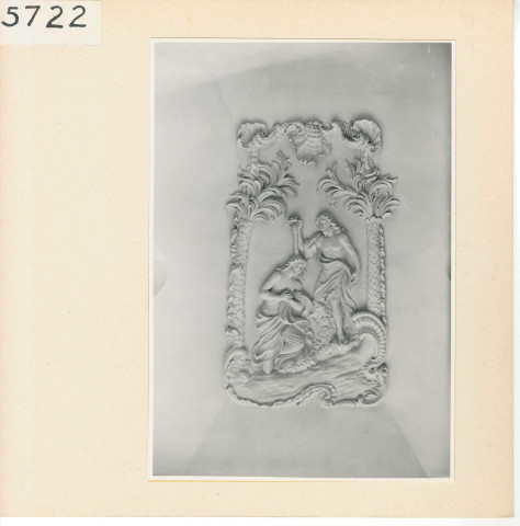 Angers : Salon du lavabo, plafond