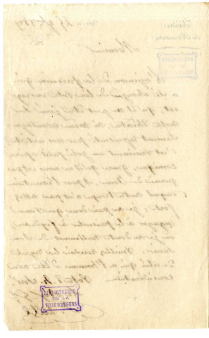 Legé, régisseur du théâtre des Nouveautés