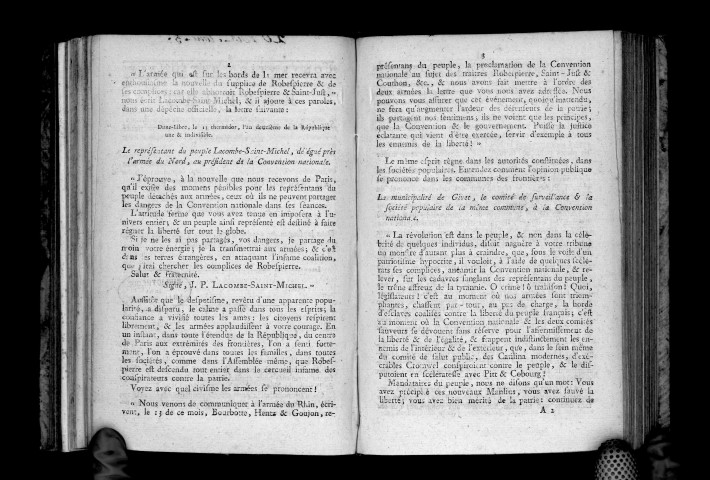 Rapport à la Convention par Barère sur la prise de l'île de Catran et de l'artillerie des Hollandois. 15 thermidor an II