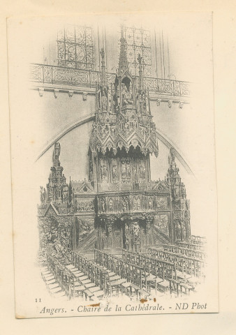 11. Angers. Chaire de la Cathédrale