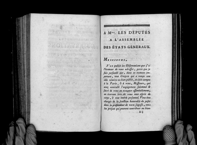 Observations d'un citoyen sur la nécessité et la possibilité d'établir un impôt unique en remplacement des tailles, capitations, etc.