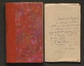 Correspondance passive de Pierre-Jean David d'Angers provenant de la collection d'André Bruel, et notes et pièces diverses. Dossier 1, Lettres autographes de Mérimée père, du général Baron Le Jeune, H. Vernet, Armand Vastine, Robert Fleury, Hersent, Sudré et A. Galimard