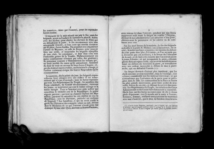 Récit historique de ce qui s'est passé à l'attaque d'Angers par les brigands de la Vendée, les 13 et 14 frimaire, Signé : J.-A. Vial