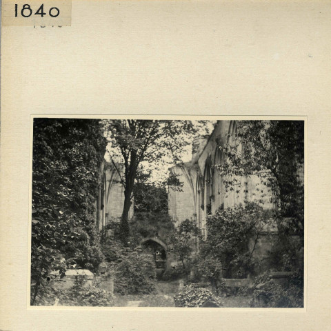 Angers : Toussaint, vue d'ensemble des ruines