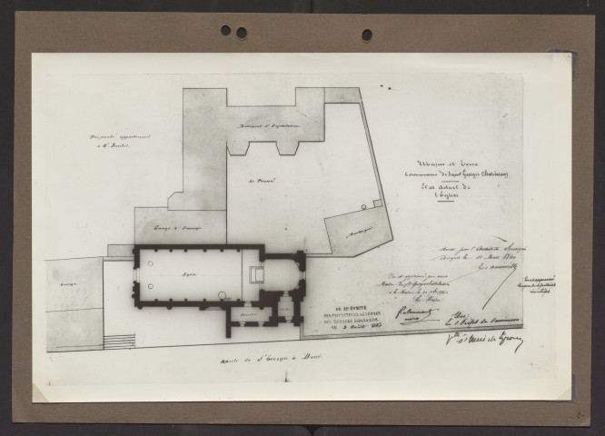 [Photographies des monuments du] Diocèse d'Angers : Sainte-Gemmes-sur-Loire - Saint-Quentin-lès-Beaurepaire