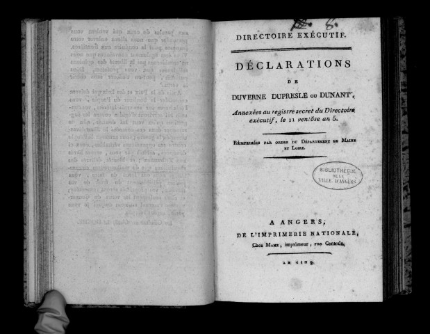 Armée des côtes de l'Océan. Quartier-général. Ȩncore un mot... Peuple, écoutez !,̧ Signé, L. Hoche