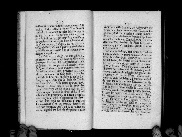 Mémoire servant de doléances pour les seigneurs et propriétaires des terres enclavées dans les capitaineries royales