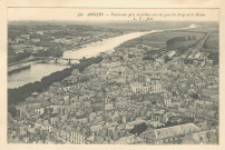 380. Angers. Panorama pris en ballon vers la gare St-Serge et la Maine