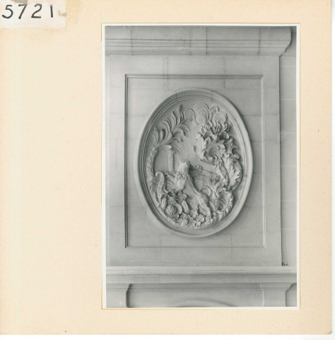 Angers : Salon du lavabo, détail