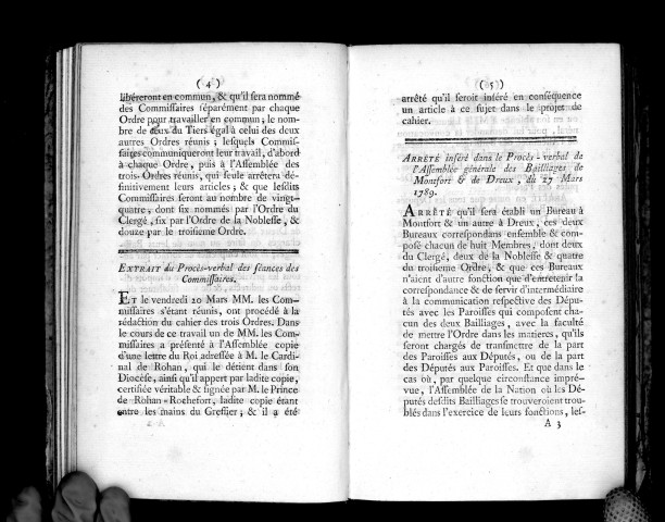 Cahier des trois ordres réunis des bailliages de Montford-l'Amaury et de Dreux