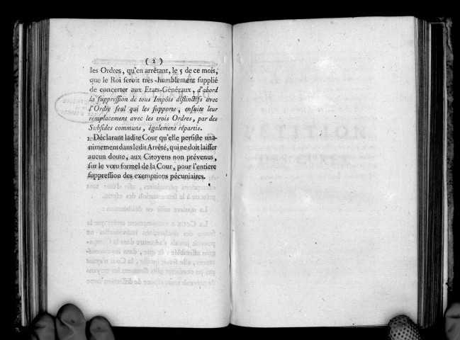 Arrêté du Parlement, du 22 décembre 1788