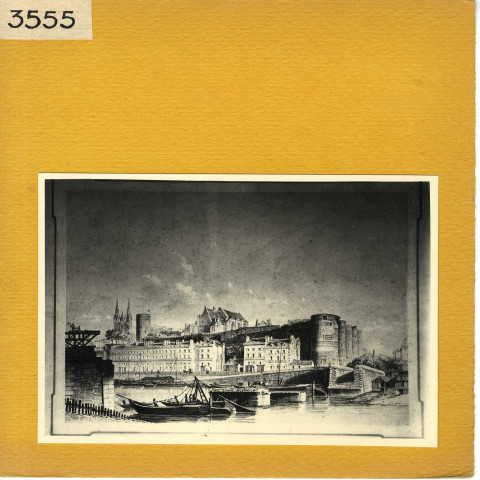 Angers : Construction du nouveau pont de la Basse-Chaîne