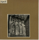 Angers : Cathédrale Saint-Maurice, détail des statues du portail