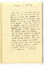 Lettre de G. Sand à N.