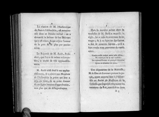 Assemblée nationale. Séance du 27 juin 1789