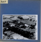 Ecuillé : Château du Plessis Bourré, vue aérienne