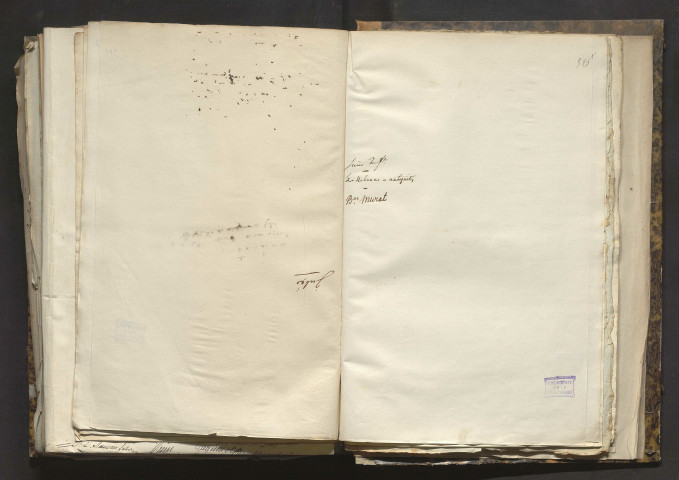 Antiquités de Lillebonne ; lettre du baron Murat, préfet de la Seine-Inférieure ; gravure et rapport de Fr. Grille. .