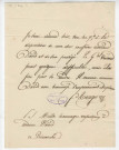 Correspondance de François Arago [à Pierre-Jean David d'Angers]
